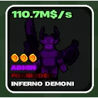 🌱 Fruits vs Brainrots 🌱🧠 Admin Inferno Demoni with 3 Traits 🧠