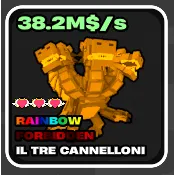 🌱 Fruits vs Brainrots 🌱🧠 38.2M/s ➣ Rainbow ➣ Max Traits ➣ 12Kg Tre Cannelloni~🧠