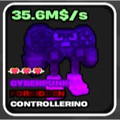 🌱 Fruits vs Brainrots 🌱🧠 35.6M/s ➣ Cyberpunk ➣ Max Traits ➣ 34Kg Controllerino~🧠