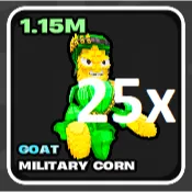 🌱 Fruits vs Brainrots 🌱🧠 25x Military Corn Pack! 🧠