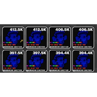 Fruits vs Brainrots Rainbow cactus pack