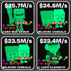 🌱 Fruits vs Brainrots 🌱🧠 Elite Four - Max Trait - Admin Pack 1 🧠