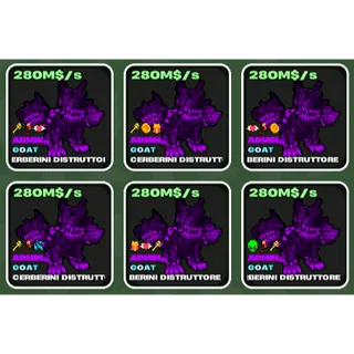 🌱 Fruits vs Brainrots 🌱🧠 Max Size Ungodly Dog Set 🧠