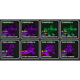 🌱 Fruits vs Brainrots 🌱🧠 Bigger 💸 CashMoney 💸 Pack 🧠