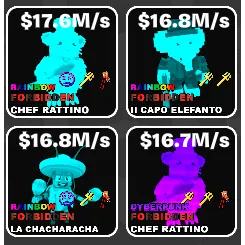 🌱 Fruits vs Brainrots 🌱🧠 Elite Four - Admin Pack 2 🧠