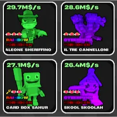 🌱 Fruits vs Brainrots 🌱🧠 Elite Four ➣ Max Trait ➣ Admin Pack 3 🧠