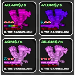 🌱 Fruits vs Brainrots 🌱🧠 Elite Dragon Pack ➣ Max Traits Tre Cannelloni 🧠