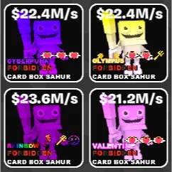 🌱 Fruits vs Brainrots 🌱🧠 4x Monster Pack ➣ Max Trait Sahurs 🧠