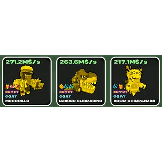 🌱 Fruits vs Brainrots 🌱🧠 Big Egypt Pack! 🧠