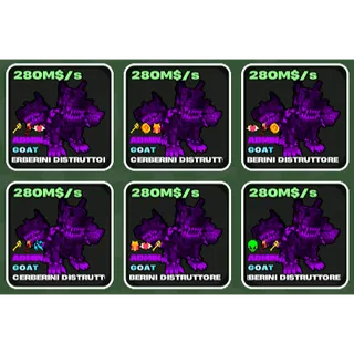 🌱 Fruits vs Brainrots 🌱🧠 Max Size Ungodly Dog Set 🧠