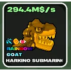 🌱 Fruits vs Brainrots 🌱🧠 40KG Max Size Rainbow Sharkino Submarino 🧠