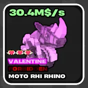 🌱 Fruits vs Brainrots 🌱🧠 30.4M/s ➣ Valentines ➣ Max Traits ➣ 26Kg Moto Rhi Rhino~🧠