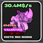 🌱 Fruits vs Brainrots 🌱🧠 30.4m ➣ Valentines ➣ Max Traits ➣ Moto Rhi Rhino~🧠