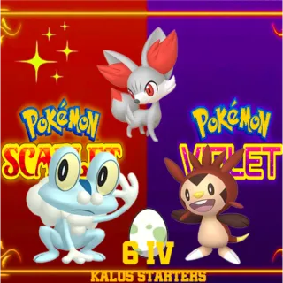 shiny 6iv kalos starter eggs