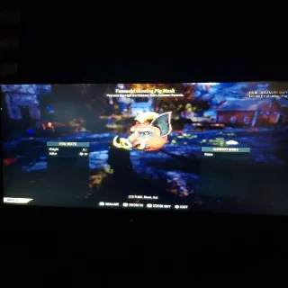 Fasnacht Glowing Pig