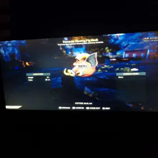 Fasnacht Glowing Pig