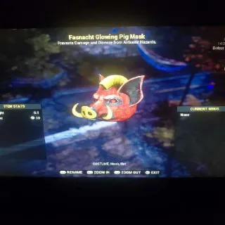 Fasnacht Glowing Pig