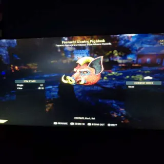 Fasnacht Glowing Pig