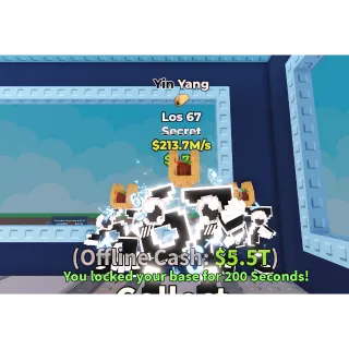 213.7M/s yin yang Los 67