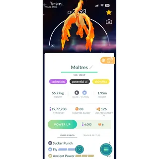 Selling Shiny G-Moltres.
