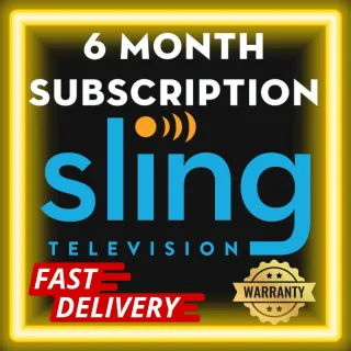 Sling tv premium 6 MONTHS Subscription Full Warranty