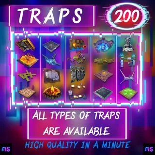 Material Bundle | 200 TRAPS