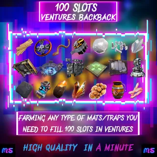 100 SLOTS BACKPACK | VENTURES