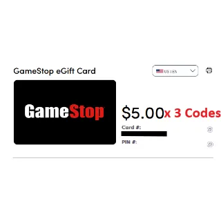 $15.00 USD (3 x $5) GameStop at Just $12 Only