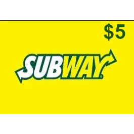 $5.00 USD Subway® eGift Cards at just $3.50