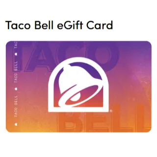 $10.00 USD (2 x $5) Taco Bell Gift Cards at Just $7.5 only