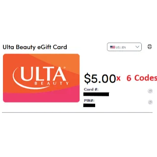 $30.00 USD (6 x $5) Ultra at just $24 only