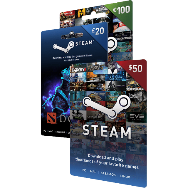 steam card prices