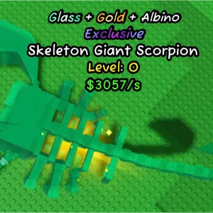 skeleton giant scorpion