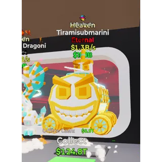 Tiramisubmarini Heaven 1 trait Fortnite Steal The Brainrot