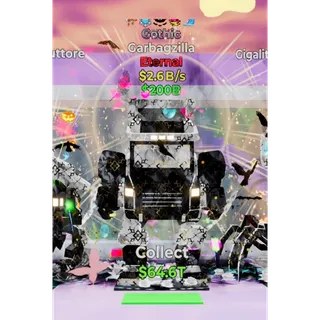Gothic Garbagzilla 5 trait 2.6b/s Fortnite Steal The Brainrot