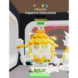 Capanna Distruttore Heaven 4 trait Fortnite Steal The Brainrot