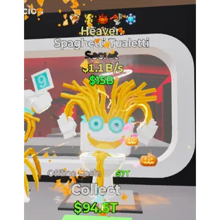 Spaghetti Tualetti Heaven 5 trait 1.1B/s Fortnite Steal The Brainrot