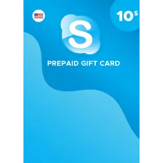 Skype Prepaid Gift Card 10 USD Key GLOBAL