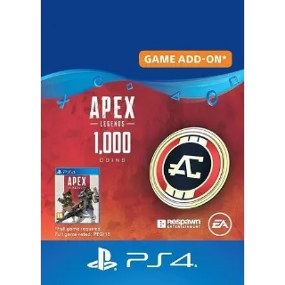 Apex Legends 1000 Apex Coins (PS4) (US) PSN Key UNITED STATES