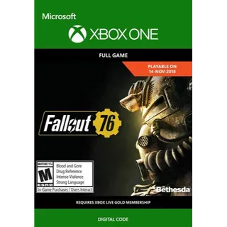 Fallout 76 (Xbox One) Xbox Live Key GLOBAL