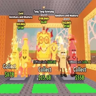 2X KETCHURU + TANG TANG KELETANG