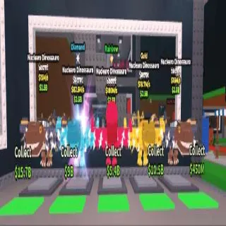 5X NUCLEARO DINOSSAURO