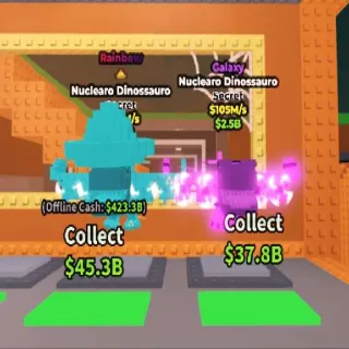 2X NUCLEARO DINOSSAURO