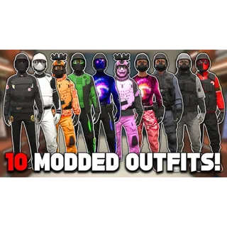 10 Modded outfits male/female