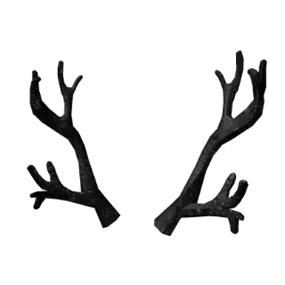 Black Iron Antlers