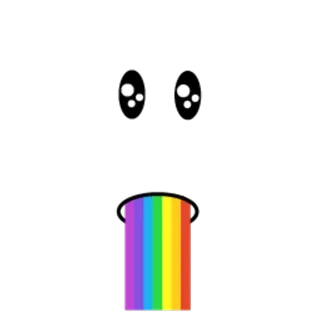 Rainbow Barf Face Toy Code