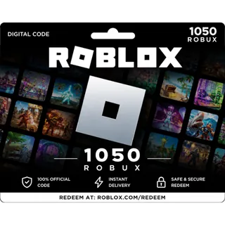 Roblox 1050 Robux gift card - Microsoft rewards 