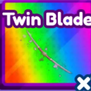 Twin blade