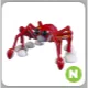 1x Spider Crab Neon Luminous 