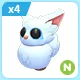 4x Mistletroll Neon Luminous Adoptme